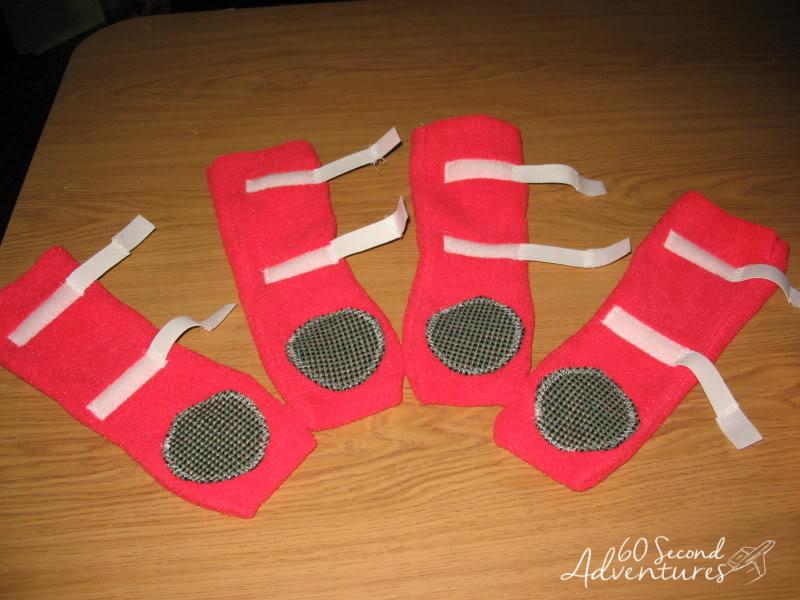 Easy DIY Dog Boots