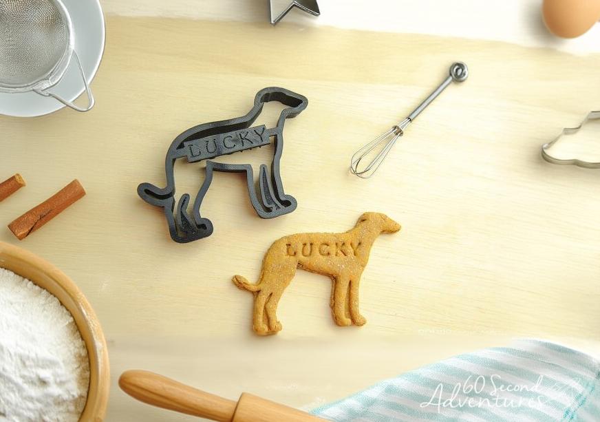 Gluten Free Dog Cookie Recipe with 4 Ingredients